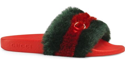 gucci slides size 37|gucci fluffy slides.